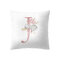 シンプルな北欧スタイルのピンクのアルファベットABCパターンスロー枕カバーホームソファクリエイティブアート枕カバー - ＃10