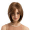 Synthetic Wigs Dark Brown Medium Length Straight Artificial Hair Wigs High Temperature Wire Wigs - Dark Brown