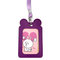 Multi-colors PU Leather Casual Hanging Card Holder Bags - Purple