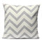 <US Instock> Decorative Throw Pillow Case Cushion Cover 18x18 Inch Simple Linen Pillowslip Pillow Sofa Patio Chair Home Car - Grey