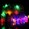 3 متر 20led بطارية فقاعة الكرة الجنية سلسلة أضواء حديقة حزب الميلاد الزفاف ديكور المنزل - ملون
