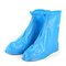 Waterproof Protector Shoes Boot Cover Unisex Zipper Rain Shoe Covers Anti-Slip Rain Shoes - Blue