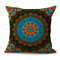 Mandala Pattern Printing Cotton Linen Sofa Cushion Pillow Cover Waist Cushion Cover - #7