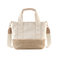 New Japanese Canvas Handbags Straw Bag Shoulder Leisure Vacation Student Shopping Bag Bag - Khaki