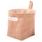 Linen Desk Folding Storage Bag Cosmetic Toy Organizer Bags House Storage Container - #1