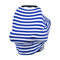 Multifunctional Breast Feeding Nursing Scarf Baby Shopping Cart Cover Carseat Cover Nursing Cover - Blue