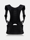 Posture Corrector Adjustable Nylon Lightweight High Waist Shapewear For Vertebral Pain Relief - Black