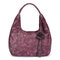 Brenice National Style Vintage Floral Crossbody Bag Handbag For Women - Purple Red