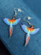Acrylic Hummingbird Pigeon Eagle Owl Parrot Earrings Birds-shape Earrings - #08