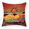 Moderne coucher de soleil paysage abstrait lin housse de coussin maison canapé jeter taies d'oreiller décor à la maison - #4