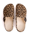 Women Casual Comfy Garden Shoes Leopard Print Closed Toe Slippers - Leopard