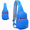 Casual Portable Lightweight Waterproof Chest Bag Shoulder Bags  - Blue