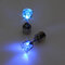1 Pair LED Christmas Ear Studs Stainless Steel Zircon Unisex Stud Earrings for Women - Blue