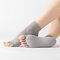 Women Yoga Socks Comfy Breathable Dispensed Non-slip Toe Socks - #15
