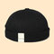 Men & Women Casual Hip Hop Skull Caps Vintage Brimless Hats Rolled Cuff Skull Hats - Black