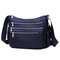 Bag New Women's Bag Simple Casual Middle-aged Mother Shoulder Diagonal Package Oxford Cloth Waterproof Women's Cross-package - Blue