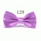 Men's Solid Color 24 Color Bow Tie Dress Tie Business Bow Tie Wedding Bow Tie - 29