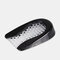 Honeycomb Heel Pad Plantar Fasciitis Heel Pad Soft Comfortable Sports Shock Absorption Heel Insole - Black