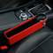 Car Seat Gap Storage Box Multi-function Leather Car Water Cup Holder - Red