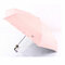 UV Protection Vinyl Folding Umbrella Sunscreen Pocket Umbrella - Pink
