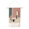 Tapiz de borla tejido a mano para alojamiento en casa decoración Nordic Meter Caja Fondo colgante de tela para dormitorio - #11