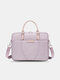 Simple 13.3/14/15.6 Inch Laptop Bag Breathable Waterproof Shock-Resistant Shoulder Bag For Suitcase - Purple