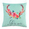 Creative Flamingo Cartoon Modello Federa in cotone Fodera per cuscino per decorazioni per la casa - #2