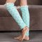  Knitted Socks Christmas Lace Button Leggings Socks  - Lake orchid