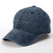 Women Mens Washed Bad Hair Day Embroidery Letters Baseball Hat Casual Retro Visor Cool Hat  - Blue