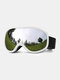 Lunettes de ski unisexes à double couche et grand champ de vision sphériques professionnelles anti-buée à double lentille - #03