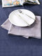 Linen Napkins Western Food Placemat Simple Modern Linen Placemat - Gray
