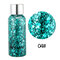 Mermaid Scales Face Body Sequins Body Milk Flash Gel Colorful Maquillage pour les yeux Polarized Eyeshadow - 04