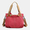 Women Large Capacity Handbag Shoulder Bag Crossbody Bags - Red