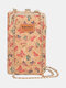 حقيبة حمل متعددة الفتحات بطاقة بطبعة جلد صناعي هاتف حقيبة كروس بودي - #05