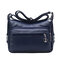 Women PU Leather Crossbody Bag Shopping Bag Shoulder Bag - Blue 1