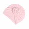 Soft Woven Flower Cotton Headband Multicolor Sanding Stretch Cotton Adjustable Hat For Woman - Pink