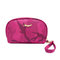 Women Nylon Print Coin Bag Multi-function Phone Bag Waterproof Clutch Bag - Red & Rose