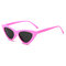 Woman Fashion Cat Glasses Retro Personality Multicolor Cute Sunglasses - #03