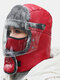Men & Women Faux Leather Warm Windproof Ear Face Eye Protection Outdoor Riding Trapper Hat - #13