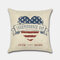 American Independence Day National Day Pillowcase Retro Hand-Painted July 4 Linen Digital Printing - #5