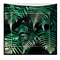 Tapiz de hojas verdes 3D Tropical Planta Colgante de pared Casa de campo Decoración para el hogar Mantel Colcha - UN