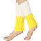 Women Knitted Thigh High Leg Warmers Socks Winter Boot Short Cuff Socks - Yellow