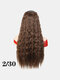 3 Colors Long Curly Hair Extensions Chemical Fiber 5 Clip No-Trace Wig Piece - #02