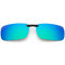 Mens Womens Driver Light Polarized Sunglasses Clip Myopia Glasses Sunglasses clip - Blue＆Green
