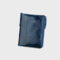 Men Genuine Leather RFID Anti-theft Multi-slots Retro Large Capacity Foldable Card Holder Wallet - Blue