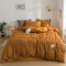 4Pcs Simple Nordic Plaid Four-piece Bedding Bed Linen Skin-friendly Quilt Cover - #1