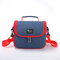 Portable Travel Insulated Cooler Lunch Bag With Shoulder Strap Office Outdoor Picnic Tote Bag - Blue
