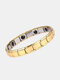 Trendy Luxury Magnet Geometric Shape Stainless Steel Bracelets - #04