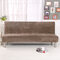 Soft Stretchy Silky Thicken Sofa Cover Elastic Full Cover Without Armrest Folding Sofa Bed Cover Sofa Cushion - Camel