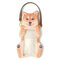 Bolsa feminina Shiba Inu Cachorro com tela sensível ao toque e moeda de pelúcia Bolsa - Castanho